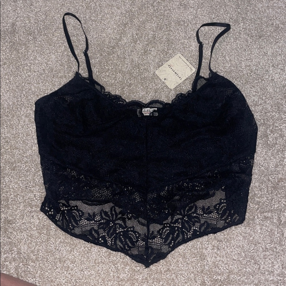 Free People black lace top